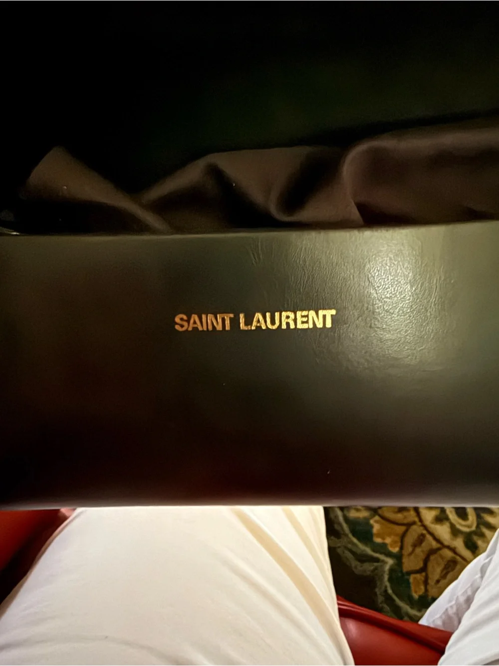Saint Laurent Black Cat-Eye Women's Eyeglasses - Classic Black